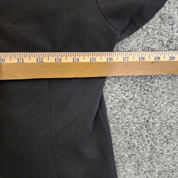 FIGS Scrubs Top Womens XXS Black Technical Stretch Short Sleeve V-Neck Pocket - Picture 6 of 9